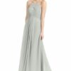 Azazie Ginger Silver Gown