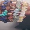 Lot Of 4 Gemstone Chip Bracelets