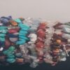 Entire Lot Of Handcrafted Gemstone Bracelets