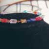 Multi-Colored Crystal Glass Beaded Bracelet