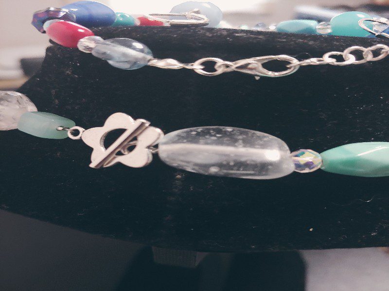 3 Piece Glass Beaded Necklace Set - Image 5