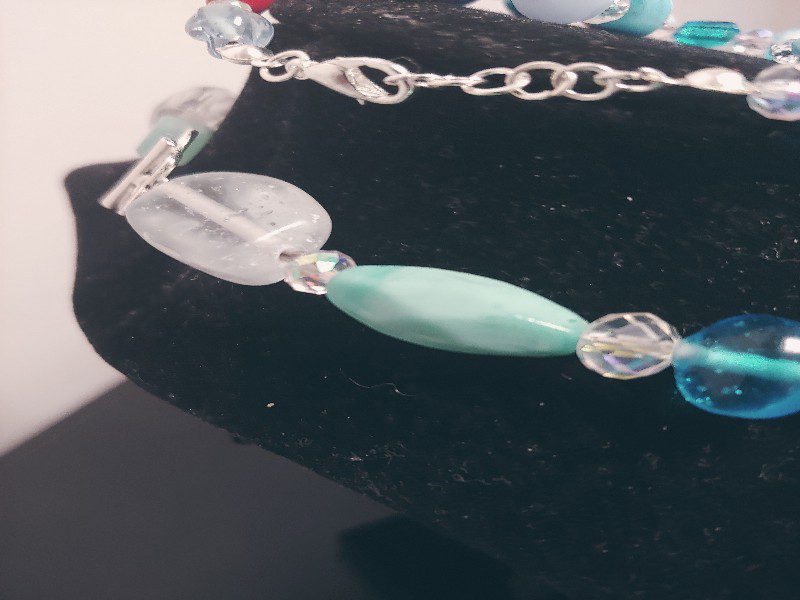 3 Piece Glass Beaded Necklace Set - Image 6