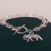 Transparent Glass Crystal Bracelet