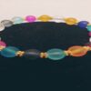 Multi-Colored Transparent Beaded Bracelet
