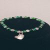Beaded Heart Charm Bracelet