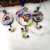 Funky Rainbow Necklace set