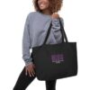 BELIEVE Large Organic Tote Bag