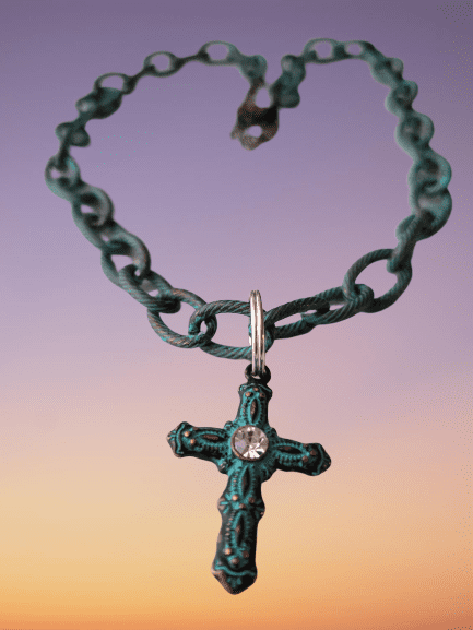 A Beautiful OOAK Cross Necklace~Handmade by Lusmysticjewels - Image 3
