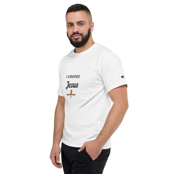Men's I Choose Jesus Champion T-Shirt - Image 3