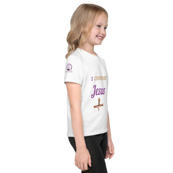 Kids I Choose Jesus T-Shirt - Image 2