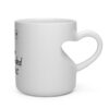 I Am Surrounded By Jesus Heart Shape Mug