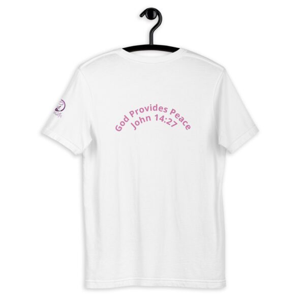 God is stronger than Cancer Short-Sleeve T-Shirt - Image 2