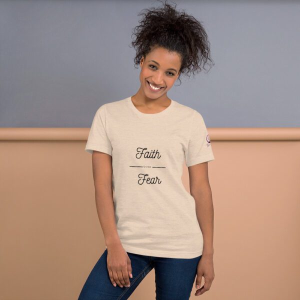 Faith Over Fear Short-Sleeve T-Shirt - Image 6