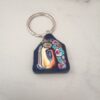 Purple House Key Chain