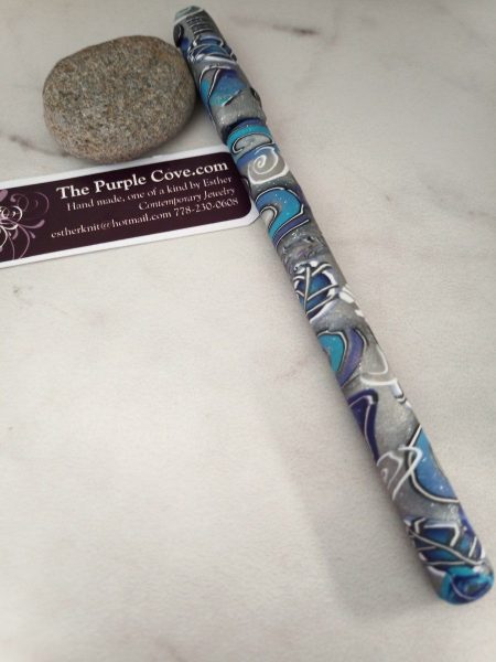 Stripes and Swirls pen with Cover