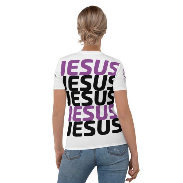 Jesus King Of My Heart Women's All Over Print T-shirt - Image 3