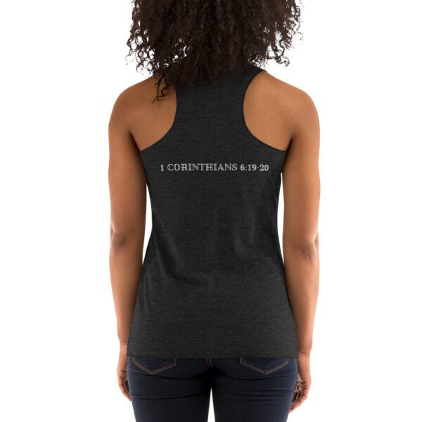 I Have The Courage To Workout Women's Racer back Tank - Image 2