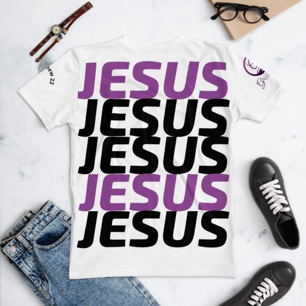 Jesus King Of My Heart Women's All Over Print T-shirt - Image 6