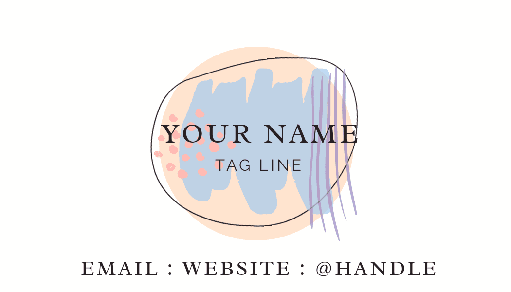 Art Gallery Brand Business Card