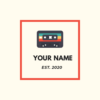 Retro Tape Brand Logo