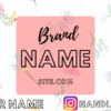 Wild Flower Brand Business Card