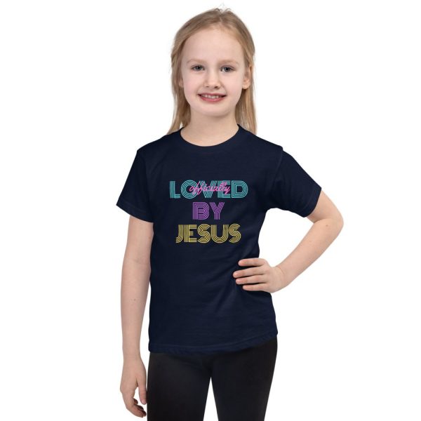 Loved By Jesus short sleeve kids t-shirt - Image 6