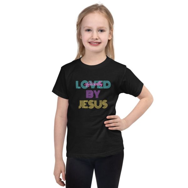 Loved By Jesus short sleeve kids t-shirt - Image 5