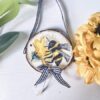 Honey Bee wood slice Painting