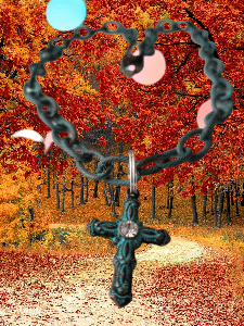 A Beautiful OOAK Cross Necklace~Handmade by Lusmysticjewels - Image 9