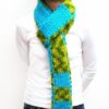 Blue/Green Double Knit Scarf