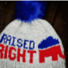 Raised Right Beanie FINISHED Hat