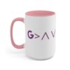 God is Greater Than The Highs and Lows Accent Mug