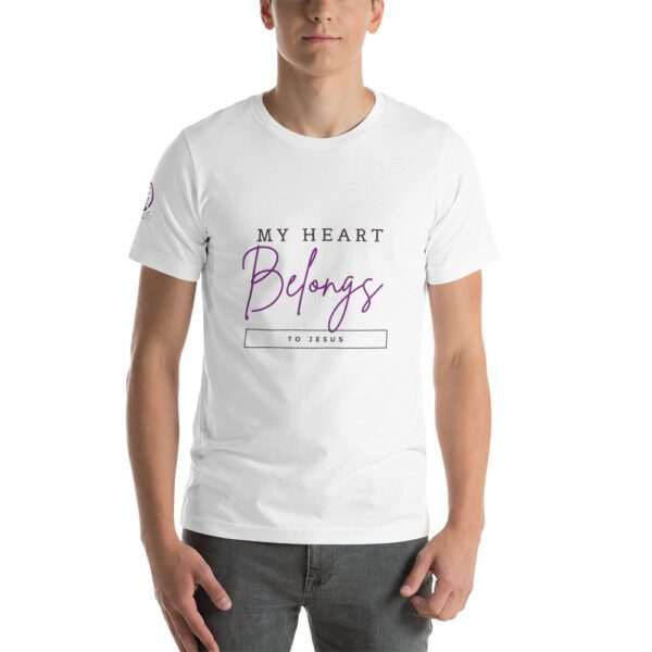 My Heart Belongs To God Short-Sleeve Unisex T-Shirt - Image 2