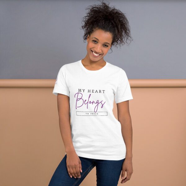 My Heart Belongs To God Short-Sleeve Unisex T-Shirt - Image 4