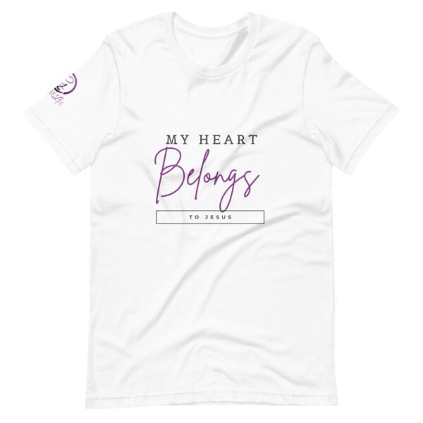 My Heart Belongs To God Short-Sleeve Unisex T-Shirt - Image 6