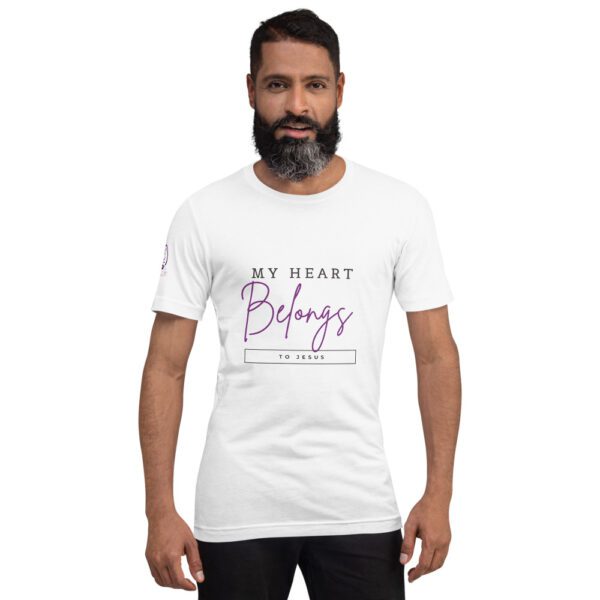 My Heart Belongs To God Short-Sleeve Unisex T-Shirt - Image 7