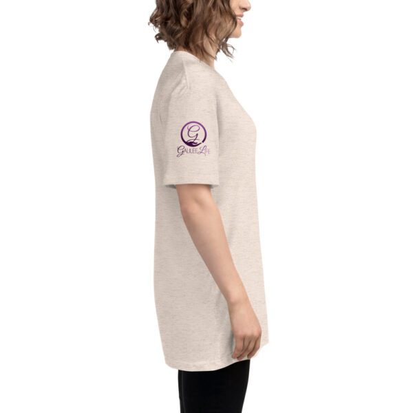Jesus My Hero Unisex Tri-Blend Track Shirt - Image 2