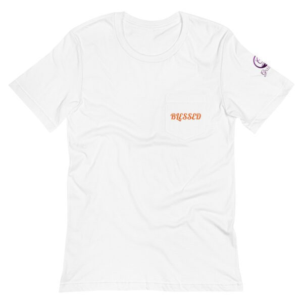 Blessed Unisex Pocket T-Shirt - Image 5