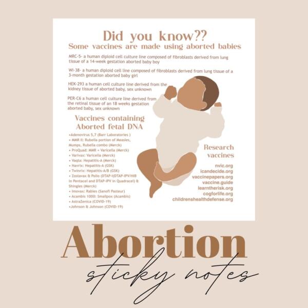 Abortion Sticky Notes