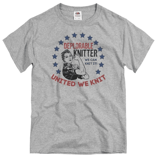 Unisex United We Knit T-shirt size S