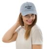 Not Today Satan Denim Dad Hat