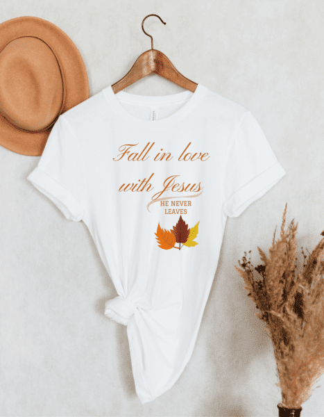 Fall In Love With Jesus Short-Sleeve Unisex T-Shirt