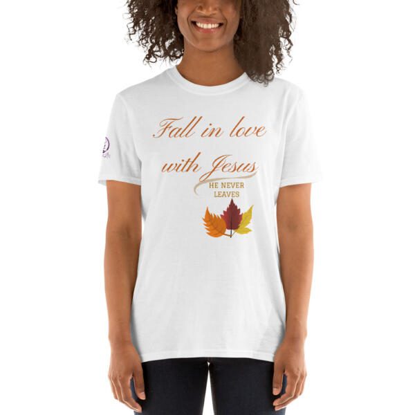Fall In Love With Jesus Short-Sleeve Unisex T-Shirt - Image 4