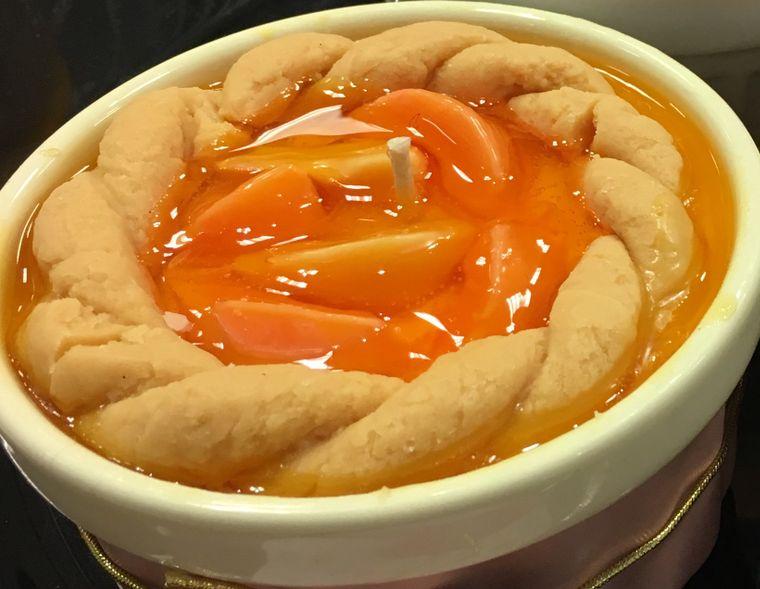 peach pie candle