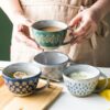 Vintage Style Pottery Mugs