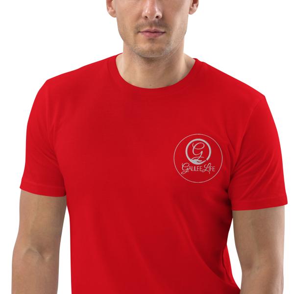 Galilee Life Embroidered Unisex Organic Cotton T-shirt - Image 32
