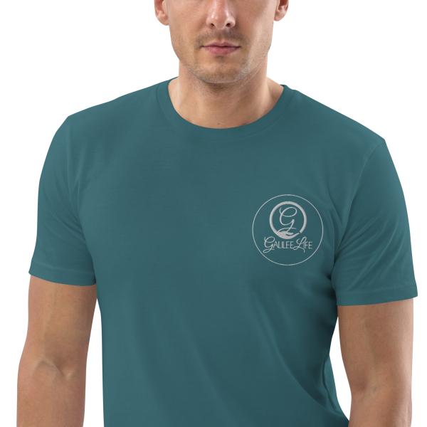Galilee Life Embroidered Unisex Organic Cotton T-shirt - Image 42