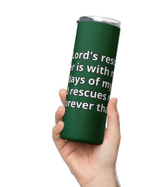 The Lord's Rescuing Power Stainless Steel Tumbler - Image 3