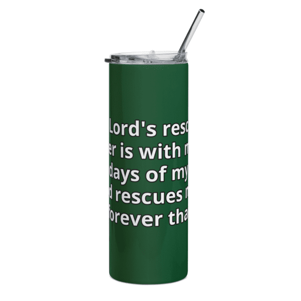 The Lord's Rescuing Power Stainless Steel Tumbler - Image 4