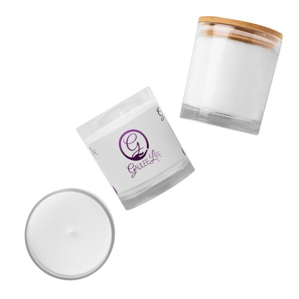 GL Logo Glass Jar Unscented Candle - Image 8